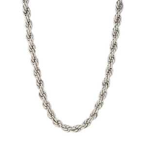 Chaîne tendance en corde de 10 mm, plaquée or et argent, à maillons géométriques, pour bijoux, idéale pour les fêtes et les cadeaux d'anniversaire, avec diamant et perle - Product Image 4