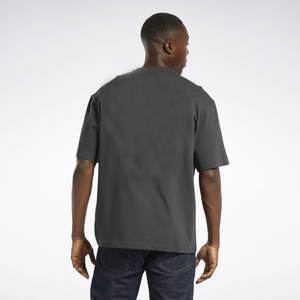 T-shirt décontracté pour homme en jersey délavé à l'acide, 100% coton, taille oversize - Product Image 2