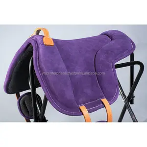 Coussin Bareback en coton avec étriers et circonférence durables disponibles en plusieurs tailles et couleurs grand pour fournitures équestres pour chevaux - Product Image 1