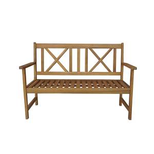 Banc d'extérieur de style ferme optimal pour les hôtels, couleur personnalisable, logo, bois massif de haute qualité, confortable pour les clients - Product Image 4