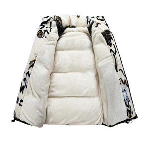 Chaqueta Acolchada de Invierno con Cierre para Hombre, Nueva Chaqueta de Plumón para Hombre de Talla Grande, con Logotipo Personalizado, Cálida, Moderna y para Exteriores - Product Image 3