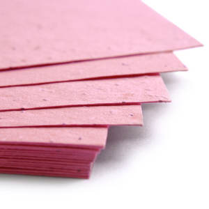 Feuilles de papier de semences de papeterie d'emballage plantable violet de baies les plus adorables dans une boîte d'emballage personnalisée ensemble de feuilles de cadeau - Product Image 3