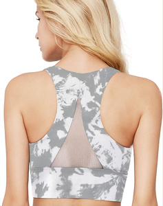 Sujetador deportivo personalizado con diseño de sublimación para mujer, a prueba de golpes, Fitness, Yoga, Top corto, Sujetador deportivo de palangre - Product Image 3