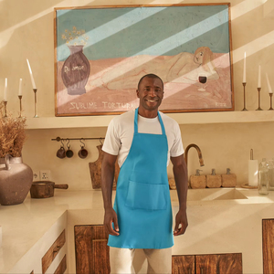 Delantal de Cocina sin Mangas BEAM 100% Poliéster No Tejido, Transpirable, Ecológico, Absorbente de Humedad, Ahorro de Agua, Bolsillo Delantero, Unisex - Product Image 1