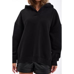 Sudadera Extra Grande 7525 en Negro, Tejido de Punto Transpirable - Product Image 2