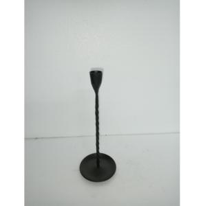 Iron Flameless Candlestick Holder <b>Black</b> Nordic Style Christmas Home Decor Handmade Durable - Product Image 2