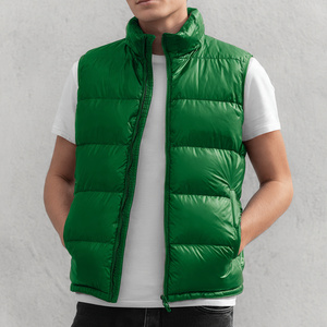 Chaleco Acolchado con Capucha sin Mangas OEM para Hombre, Chaleco Abrigado de Invierno, Chaleco Acolchado Grueso con Cremallera y Capucha para Hombre - Product Image 6