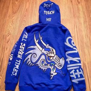 เสื้อฮู้ดมีซิปรูดซิปสำหรับผู้ชายผ้าฝ้ายแบบมีฮู้ดแบบทำจาก100% สั่งพิมพ์โลโก้ได้ตามต้องการ - Product Image 2