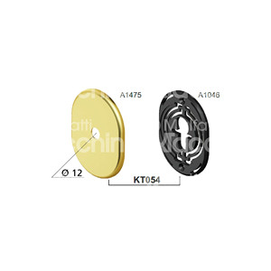 KIT ESCUDO Art. Agujero KT054 para vástago de pomo - Product Image 1
