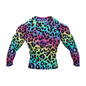 Dernier design de rashguard pour homme, léger, uni, manches longues, avec logo personnalisé 2025 - Product Image 2
