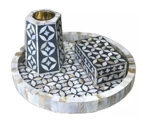 Juego de Bandejas de Diseño Moderno, Bandeja de Madera/MDF/Resina, Caja para Incienso, Porta Incienso, Caja de Madera para Oud, Juego de Bakhoor, Caja de Madera para Incienso - Product Image 4