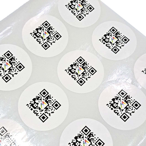 Autocollant d'étiquette de numéro de série de code-barres personnalisé - Product Image 4