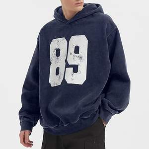 Sudaderas con capucha informales de invierno para hombre, Color sólido, ajuste Regular, 100% algodón, secado rápido, respetuoso con el medio ambiente, transpirable, de alta calidad - Product Image 3