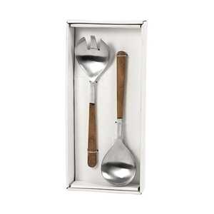 Fourchette et cuillère à salade abordable en acier inoxydable 18/8 SS en acier inoxydable pour le dîner cuillère à table avec la meilleure poignée de conception - Product Image 2