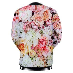 Blouson de Baseball à Capuche en Fourrure pour Homme, Manteaux Streetwear Surdimensionnés de Printemps, Lettres, Marguerite, Fleurs, Cuir, Bomber en Tissu pour Femme - Product Image 6