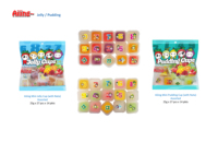 Aiiing Fruit Mini Jelly Cup Aiiing Jelly Bekers Met Nata De Coco Druiven Lychee Mango Aardbei Smaakstof 25G X 50 Stuks X 6 Potten