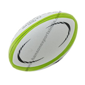 Highest Quality Latest 2022 Customized Logo Pro Match Quality Touch Rubber Synthetic Rugby Ball Sizes 4,5 Most Durable <b>Grip</b> - Product Image 3
