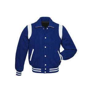Chaquetas Varsity de Cuero con Bordado DiFan para Hombre, Chaquetas Varsity Personalizadas - Product Image 1