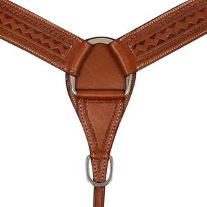 Protection Thoracique Style Élégant Plastron Martingale pour l'Équitation de Compétition Style Western Plastron de Cheval avec Détails Sculptés - Product Image 2