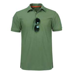Top de alta calidad de algodón Spandex para hombre de negocios polos camiseta para hombres - Product Image 4