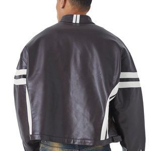 Personnalisable 100% véritable B3 veste en cuir de peau de mouton pour hommes coupe ample respirant grande taille confortable à la mode B3 cuir - Product Image 2