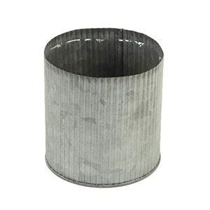 Retro Style Long Round Galvanized <b>Storage</b> <b>Container</b> Durable And Functional Organizer Perfect For <b>Kitchen</b> Home And Daily Uses - Product Image 2