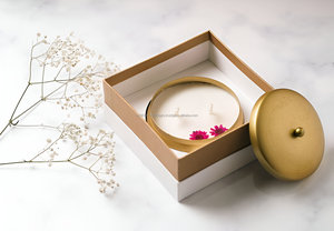 Premium Quality Metal Bowl Candle With Lid in Low Price - Product Image 3