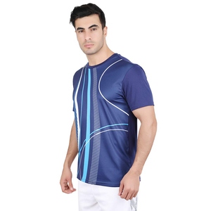 T-shirts de sublimation légers avec conception personnalisée dynamique en polyester à séchage rapide OEM Logo personnalisé pour les marques de vêtements de sport - Product Image 2