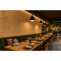 Paneles Acústicos Perforados con Acabado de Madera Natural, Alta Absorción de Sonido, Diseño Interior para Oficinas y Hoteles, Hecho en España