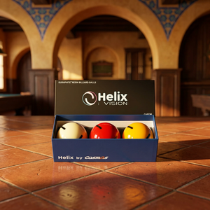 Bolas de Billar Diamond - Carom Helix Vision Black, Juego de 3 Cojines, 61.5mm |   Balón Oficial de la PBA |   Hecho en Corea |   Resina Fenólica - Product Image 1