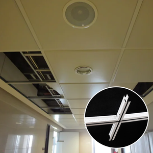 Gương Bề Mặt Bạc Trần T Bar Lưới Hệ Thống Treo Tee Hệ Thống Cho Trang Trí Gương Thiết Kế Trần - Product Image 4