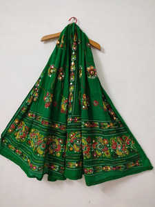 A granel indio hecho a mano Embrodriey Dupatta espejo colorido trabajo perfecto estilo de boda accesorio y regalo para familiares y amigos - Product Image 4