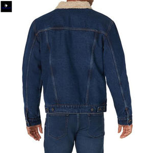 Chaqueta Vaquera Delgada para Hombre, Tallas Grandes, Diseño Elegante y Personalizable, con Cuello de Piel, Resistente al Viento, Transpirable, para Invierno y Uso Urbano - Product Image 2