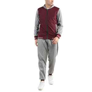 Conjunto Deportivo Informal de Dos Piezas para Hombre, Estilo Nuevo, para Gimnasio, Entrenamiento, Ropa Deportiva Transpirable de Secado Rápido, Conjuntos Deportivos Estampados de Invierno, 100% Algodón - Product Image 3