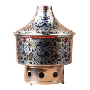 Hotpot de découpe laser en bois Casserole faite à la main de qualité supérieure Réchauffeur de nourriture en métal de concepteur le plus vendu - Product Image 4