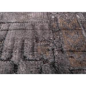 Tapis en laine et soie de bambou noué à la main bleu Viscaya, motif géométrique et abstrait pour la maison, couloir, chambre d'adolescent, rectangulaire AKWB-1332 - Product Image 3