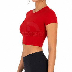 Top Deportivo Corto de Verano para Mujer, 100% Algodón Ecológico de Alta Calidad, Secado Rápido, Transpirable, Precio al por Mayor, Nuevo Diseño - Product Image 2