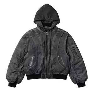 Bomber <b>Jacket</b> For <b>Men</b> Classic <b>Flight</b> Inspired Design With Warm Lining And Stylish Modern Casual Fit - Product Image 5