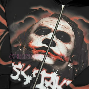 ชุดเซ็ตเสื้อฮู้ดดี้และกางเกงจ็อกเกอร์ผ้าฝ้าย 100% สำหรับผู้ชาย ลายพิมพ์  ชุดลำลองสำหรับฤดูใบไม้ร่วง - Product Image 6