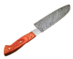 Cuchillo de chef afilado forjado hecho a mano, cuchillo de cocina de hoja afilada Premium profesional de acero de Damasco de Pakistán, mango de madera - Product Image 3