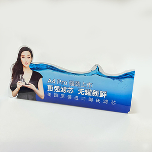 Accessoire d'affichage de table de porte-cartes en PVC personnalisable pour solution de signalisation d'événements - Product Image 4