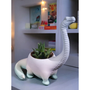 Maceta de jardinería vertical para exteriores herbívoro ecológica grande con riego automático y orificio de drenaje Paquete de 1 - Product Image 4