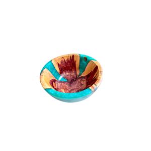 Nuevo producto Cuenco de resina de madera Calidad estándar Tamaño personalizado Forma redonda Resina epoxi y cuenco para servir ensalada de madera para gran oferta - Product Image 1
