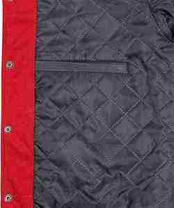 Chaquetas Varsity de Lana 100% Transpirables de Invierno de Primera Calidad, Estilo Urbano, Logotipo Bordado en la Parte Delantera, Mangas Largas - Product Image 5