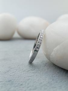 Bijouterie fine personnalisable Bague de mariage luxueuse avec diamant cultivé en laboratoire 10K 14K 18K or blanc Fêtes - Product Image 3