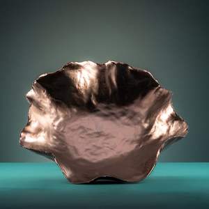 Bol de service à chocolat en acier inoxydable argenté de haute qualité avec surface brillante lisse pour les mariages - Product Image 2