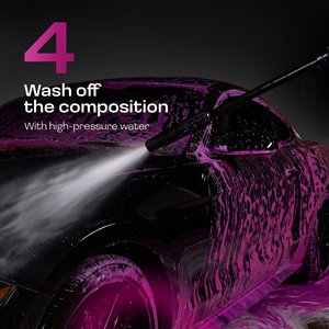 GRASS Active Foam Magic 1L Parfum Cerise Détergent de Lavage Auto Sans Contact Premium Nettoyant Moussant Rose - Product Image 6