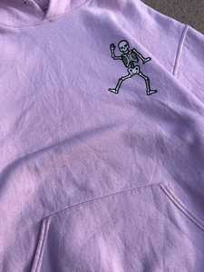 เสื้อมีฮู้ดสไตล์ฝรั่งเศสผ้าฟลีซเทอร์รี่ปักลายกราฟิกแนวสตรีทแวร์สไตล์ฝรั่งเศส - Product Image 4