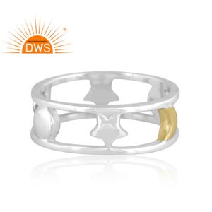 Anillo de banda apilable de Plata de Ley 925 de la mejor calidad, joyería personalizada para mujer, regalo para ella - Product Image 2