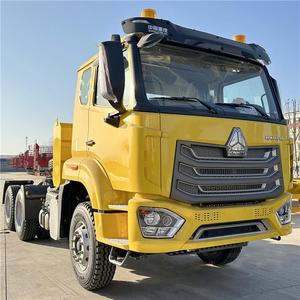 Camion tracteur Hohan d'occasion 6x4 Diesel Automatique 450 CV Conduite à gauche Euro 5 avec caméra arrière Type tête de camion et tête de tracteur - Product Image 1